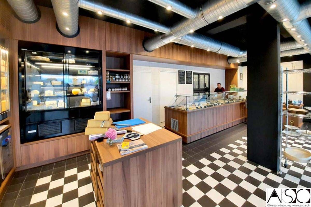 Rénovation et agencement d'une fromagerie