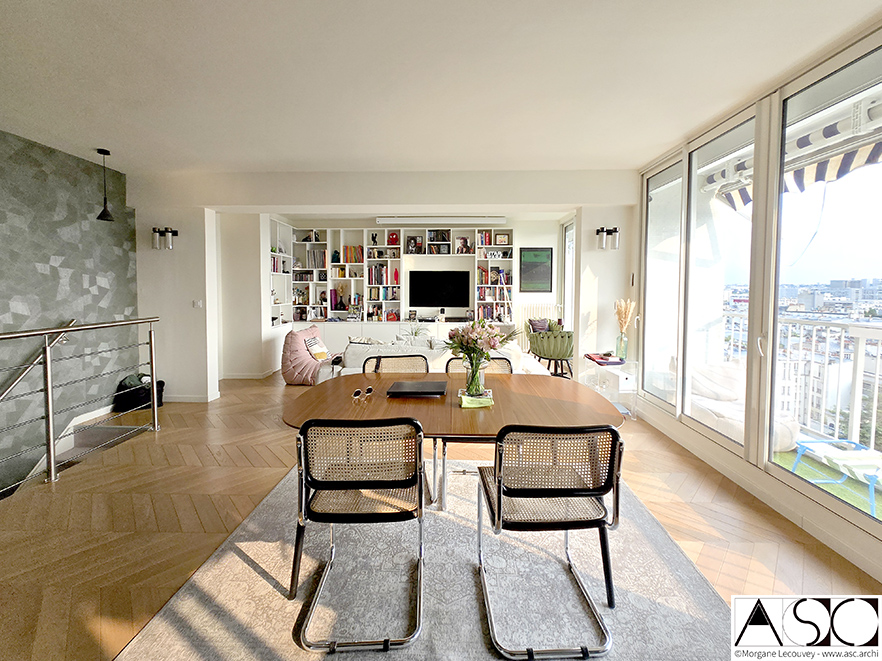 Après travaux — Duplex Paris 90m²
