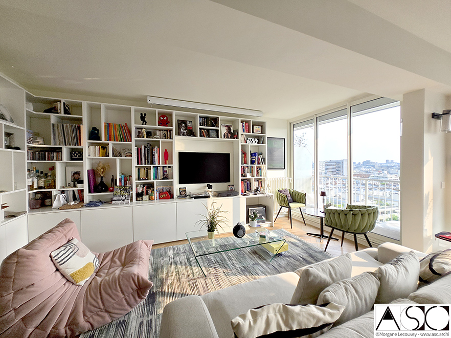 Après travaux — Duplex Paris 90m²