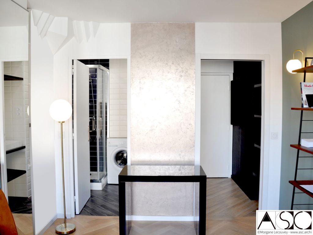 Après travaux — Studio 19m² Paris