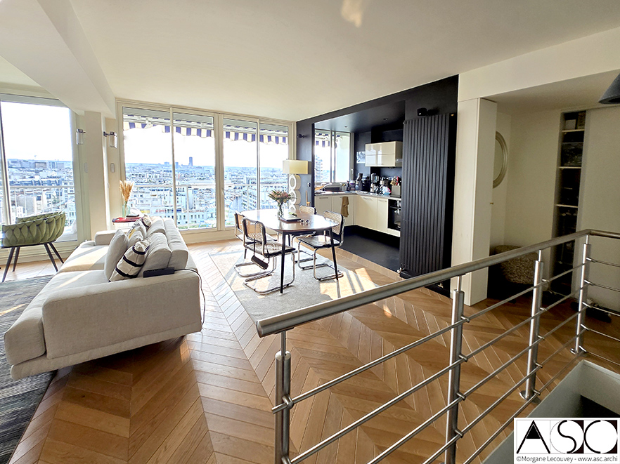 Après travaux — Duplex Paris 90m²
