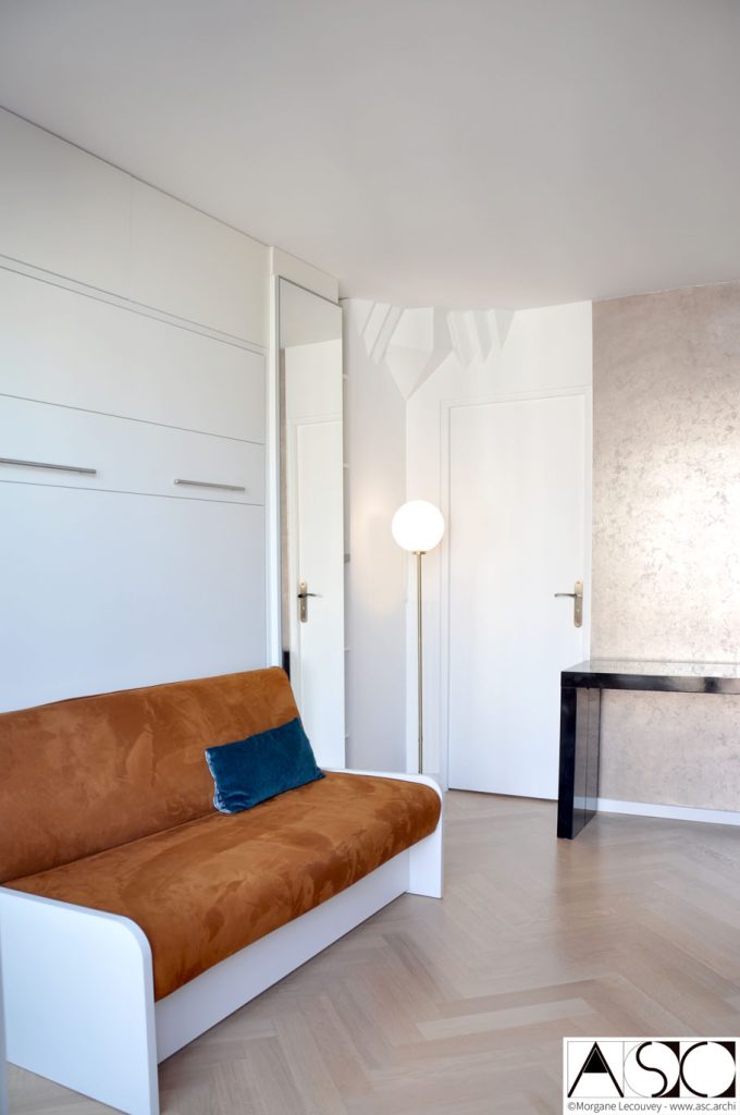 Après travaux — Studio 19m² Paris