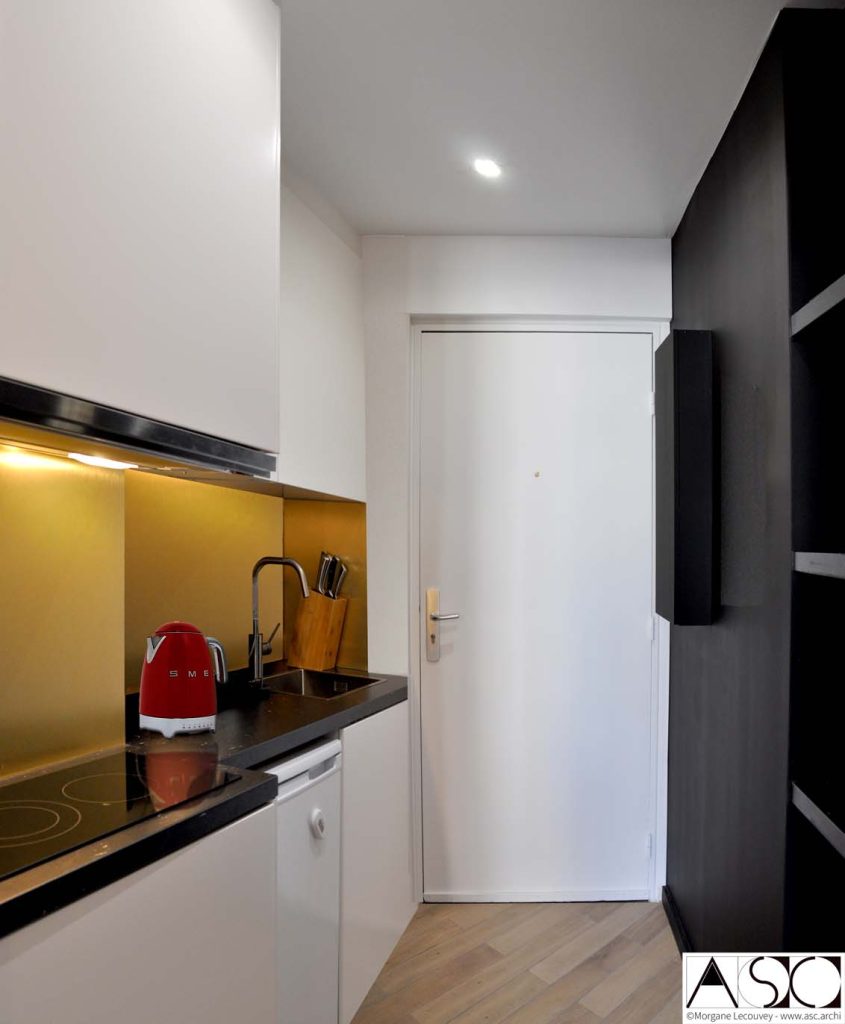 Après travaux — Studio 19m² Paris