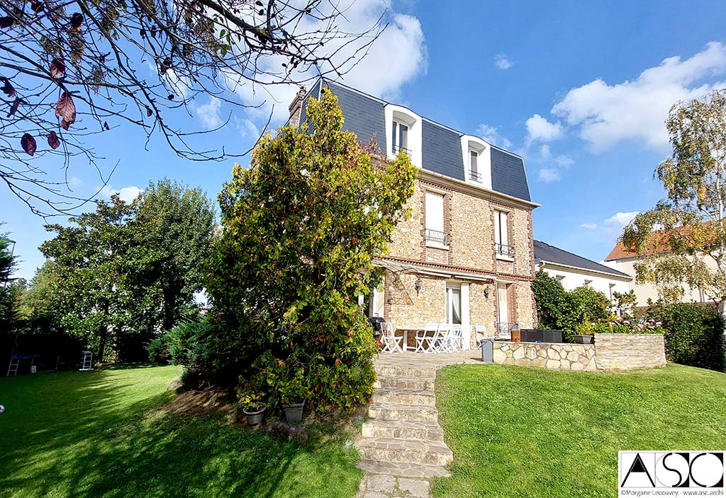 Après travaux — Surélévation Mansart Maison